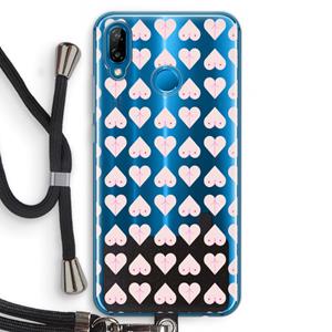 CaseCompany Ass 'n Titties: Huawei P20 Lite Transparant Hoesje met koord