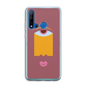 CaseCompany Mono V: Huawei P20 Lite (2019) Transparant Hoesje