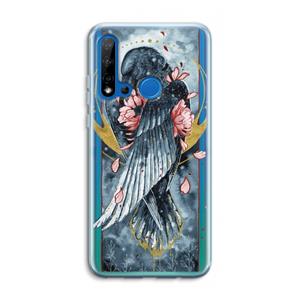 CaseCompany Golden Raven: Huawei P20 Lite (2019) Transparant Hoesje
