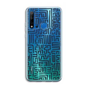 CaseCompany Moroccan Print: Huawei P20 Lite (2019) Transparant Hoesje