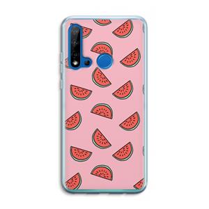 CaseCompany Watermeloen: Huawei P20 Lite (2019) Transparant Hoesje
