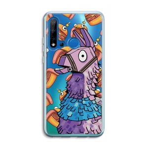 CaseCompany Loot Burger: Huawei P20 Lite (2019) Transparant Hoesje