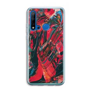 CaseCompany Endless Descent: Huawei P20 Lite (2019) Transparant Hoesje