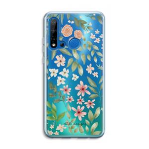 CaseCompany Botanical sweet flower heaven: Huawei P20 Lite (2019) Transparant Hoesje