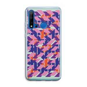 CaseCompany Skew Blush 3: Huawei P20 Lite (2019) Transparant Hoesje