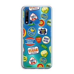 CaseCompany Fruitsticker: Huawei P20 Lite (2019) Transparant Hoesje