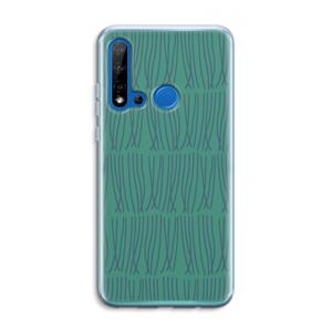 CaseCompany Swirls: Huawei P20 Lite (2019) Transparant Hoesje