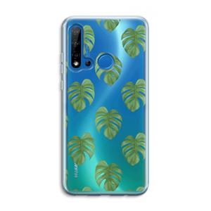 CaseCompany Monstera leaves: Huawei P20 Lite (2019) Transparant Hoesje