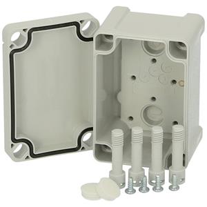 Fibox Enclosure, PC Grey cover 5824038 Universele behuizing 95 x 65 x 60 Polycarbonaat Grijs-wit (RAL 7035) 1 stuk(s)