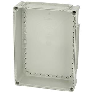 Fibox Base, PC Openings, 2x size 1 flange + 3x size 2 flange 3530134 Behuizing onderkant 380 x 280 x 100 Polycarbonaat Grijs-wit (RAL 7035) 1 stuk(s)
