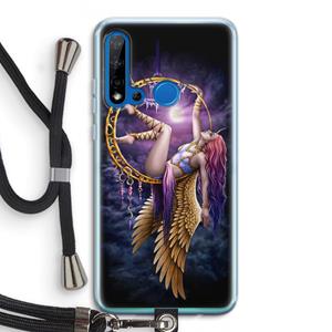 CaseCompany Aerial Angel: Huawei P20 Lite (2019) Transparant Hoesje met koord