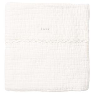 Koeka Wiegdeken Elba Lace - 75x100 cm. - Milky