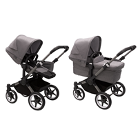 Bugaboo Donkey 5 Mono Kinderwagen 2 In 1 Graphite Grey Melange