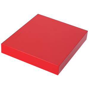 Duraline wandplank XL4 rood lak 38mm 23,5x23,5cm