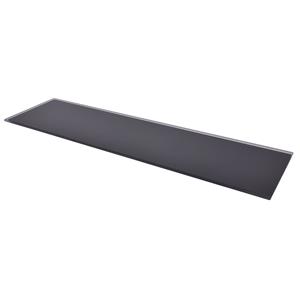 Duraline wandplank 4xS glas noir 0,6 x 60 x 15cm