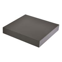 Duraline wandplank XL4 hoogglans zwart 38mm 23,5x23,5cm