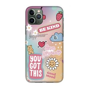 CaseCompany Positivity: Volledig geprint iPhone 11 Pro Hoesje