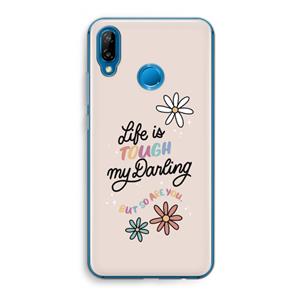CaseCompany Tough Life: Huawei P20 Lite Transparant Hoesje