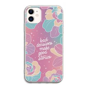 CaseCompany Good stories: iPhone 11 Transparant Hoesje