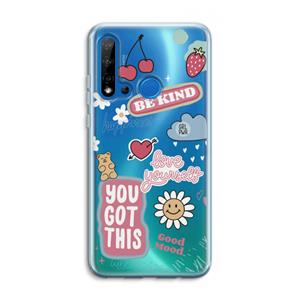 CaseCompany Positivity: Huawei P20 Lite (2019) Transparant Hoesje