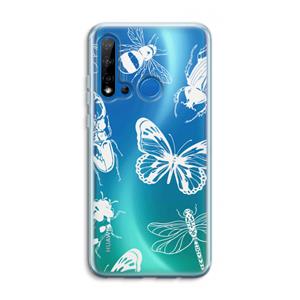 CaseCompany Tiny Bugs: Huawei P20 Lite (2019) Transparant Hoesje