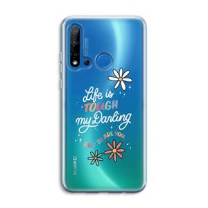CaseCompany Tough Life: Huawei P20 Lite (2019) Transparant Hoesje