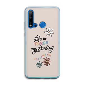 CaseCompany Tough Life: Huawei P20 Lite (2019) Transparant Hoesje