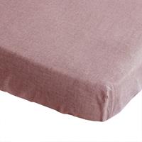 Bink Bedding Bo Hoeslaken Oudroze 60 x 120 cm