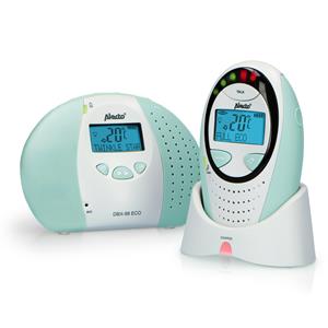 Alecto Dbx-88mt - Full Eco Dect Babyfoon Met Display, Wit/mintgroen