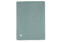Deken Ledikant Jollein Basic Knit 100x150 Forest Green/Fleece