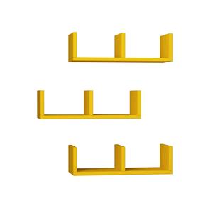 | Set van 3 wandplanken Adrina