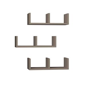 | Set van 3 wandplanken Adrina