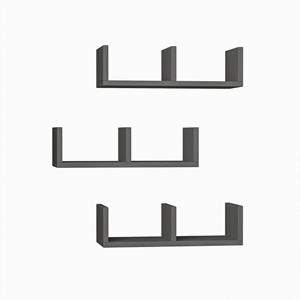 | Set van 3 wandplanken Adrina