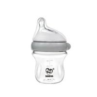 haakaaÂ Babyflasche Schoppen aus Glas, Generation 3 90 ml in grau