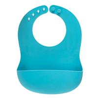 Reer Eat'n Tidy slabbetje van silicone, blauw