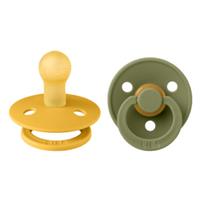 BIBSÂ BIBS fopspeen Colour Honingbij/ Olive 0-6 maanden, 2 stuks.
