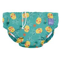 Bambino Mio, Wiederverwendbare Schwimmwindel, Alberne Ananas, XL (2+ Jahre) grün 