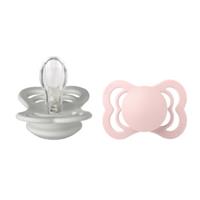 BIBS Supreme Silicone Size 1 Haze/Blossom 2 st
