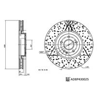 mercedes Remschijf ADBP430025