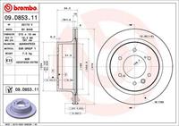 mitsubishi Remschijf 09D85311