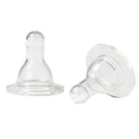 Lifefactory Silikonsauger für Glas-Babyflaschen, Sauger Größe 3 (6-9 Monate) 2er Set