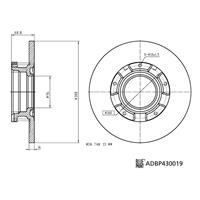 ford Remschijf ADBP430019
