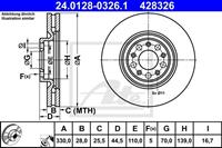 alfaromeo Remschijf 24012803261