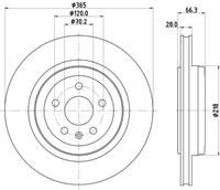 tesla Remschijf 8DD355132901