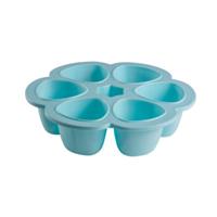 Beaba Multiportions Siliconen 6x90 Ml Blauw