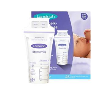 moedermelk bewaarzakjes 180ml - 25 stuks