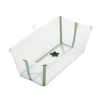 STOKKE Badewanne Flexi Bath™ Set mit hitzeempfindlichem Stöpsel transparent grün ab der Geburt