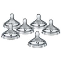 Tommee Tippee Sauger Closer to Nature easi-Vent, schneller Nahrungsfluss, 6er Set