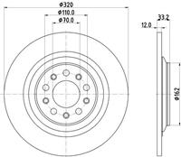 jeep Remschijf PRO 8DD355132101