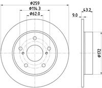 suzuki Remschijf 8dd 8DD355132491